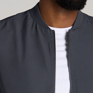 Custom Logo Men's Winter Casual Breathable Bomber Jacket High Quality Long Sleeve Streetwear Stand Collar Hood <b>Light</b> <b>Letter</b> - Product Image 6