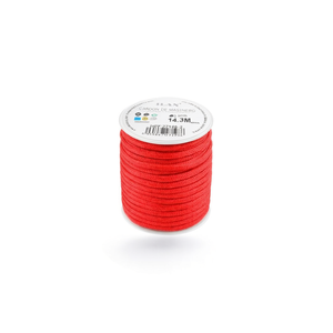 Corda da marinaio Ilan 4mm 14.3m Rossa per creazione gioielli - Product Image 2