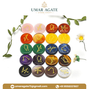 Factory Wholesale Embossed Stone Set Gravure Printing Engraving Natural <b>Crystals</b> And Healing Stones For Religious Believers - Product Image 4