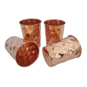 Tasse en cuivre minimaliste moderne, petit récipient de rangement multifonctionnel en cuivre plaqué, organiseur de bureau pour offrir en cadeau - Product Image 5
