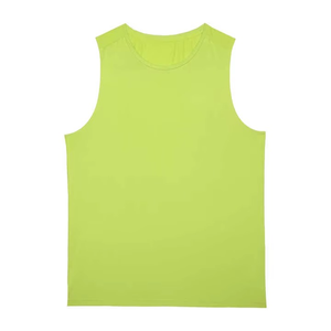 Men's Clothing Solid Color Sleeveless Tank Top O-Neck Quick Dry Knitted Casual <b>Vest</b> Green Plus Size Men's Tank Tops - Product Image 6