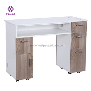 Tables à ongles modernes en contreplaqué MDF, écologiques, durables, de haute qualité, de couleur personnalisée, fabriquées au Vietnam pour les salons de manucure - Product Image 3