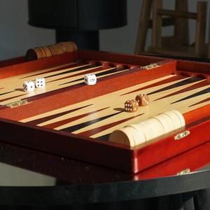 High-Quality Leather Portable <b>Backgammon</b> Board Game <b>Set</b> ODM/OEM Brand LS Model Factory Professional Personalized Pieces Travel - Product Image 6