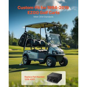 Controlador de Velocidad para Carro de Golf de 36V 350A, Reemplazo de Motor de CC para Carros EZGO de 1994-2019, Protección con Clasificación IP65 - Product Image 2