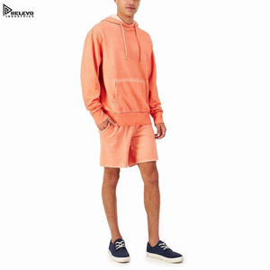 Ensemble d'été sans manches 100 % coton à col ras du cou pour homme - Style formel, tissu tricoté 280 g/m² respirant, short - Product Image 6