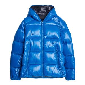 RIVIAN ATLANTIC Chaqueta acolchada personalizable de invierno a prueba de viento de poliéster/nailon para hombre con cuello con capucha bordado Suministro ODM/OEM - Product Image 1
