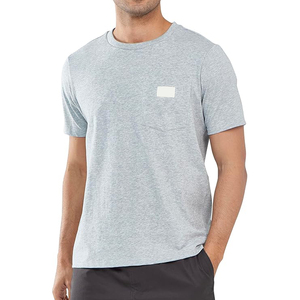 เสื้อยืดสีเขียวมะกอกแขนสั้นทรงปกติ ปี 2026 ผ้าฝ้ายเจอร์ซีย์ถัก 100% คอกลม ดีไซน์เรียบง่าย สีพื้น - Product Image 4