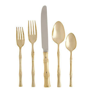 Ensemble de couverts en acier inoxydable martelé pour usage commercial, collection de vaisselle durable - Product Image 4