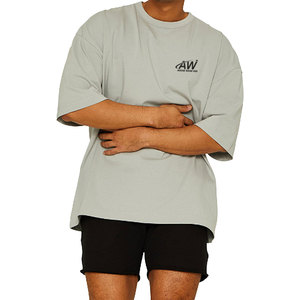 Camisetas Oversize para Hombre, Estilo Moderno, Corte Cuadrado, Hip Hop, Streetwear, Camiseta de Manga Corta a la Moda - Product Image 1