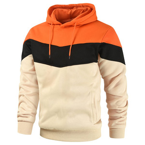 Sudadera con Capucha para Hombre, Poliéster/Algodón, Forro Polar Transpirable de Secado Rápido, Estilo Urbano para Sublimación, Sudadera Lisa Teñida para Invierno - Product Image 1