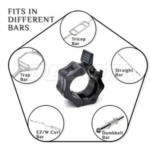 Collarín para Barra de Pesas de Material Duradero, Bajo MOQ, Marca Privada, Collarín para Barra de Pesas Más Vendido - Product Image 3