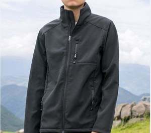 Chaqueta Softshell Lisa Impermeable y Cortavientos para Hombre, Nueva Moda, 100% Poliéster, Chaqueta Softshell para Hombre, OEM ODM - Product Image 3