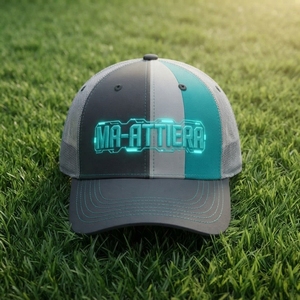 Gorra Trucker Gris para Hombre, con Logotipo Bordado Personalizado, Malla Trasera, Ajustable, Estilo Urbano - Product Image 4