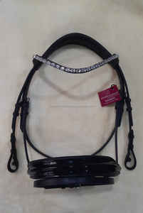 Brida de cuero de caballo de alta calidad de diseño innovador con banda para la nariz Premium exclusiva para amantes de los caballos - Product Image 2