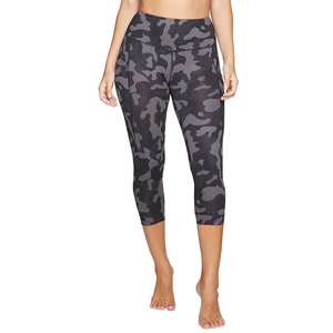Leggings Capri para Mujer, Cintura Media, Secado Rápido, Ecológicos, con Estampado Personalizado, Tela de Forro Polar, Material Transpirable, OEM, al Mejor Precio - Product Image 2