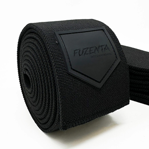 Bandes de compression longues en coton élastique robustes pour la musculation, les squats et la protection des genoux en salle de sport - Product Image 2