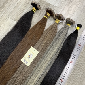 Nueva llegada al por mayor extensiones de cabello humano vietnamita negro resaltado Rubio doble cinta dibujada en estilo de onda natural profunda suelta - Product Image 3