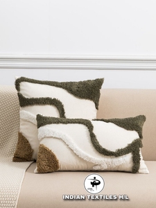 Funda de Almohada de Algodón con Diseño Floral, Decoración para Sala de Estar, Diseño Personalizado Boho, Ecológica, Venta al Por Mayor OEM - Product Image 1