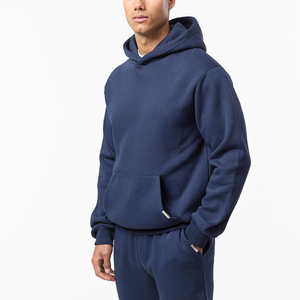 Prix de gros Survêtement d'hiver à capuche pour homme de haute qualité, pull personnalisé avec logo, doublure en molleton 100% coton, respirant et décontracté - Product Image 4