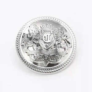 Botones Metálicos Ecológicos Personalizados de 18 mm para Accesorios de Ropa con Acabado Pulido y Colores Personalizados - Product Image 2