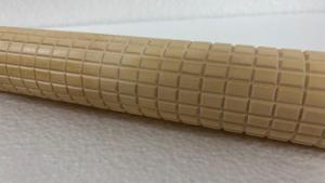 Wooden Felting Roller With Textured Grip Pattern Handmade Wool Felting <b>Tool</b> For Crafts And Textile Making - Product Image 2