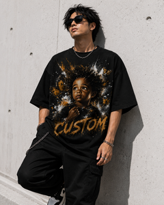 Camiseta personalizada de estilo vintage con estampado DTG, 100% algodón, tela suave, con pedrería, mangas cortas, para uso unisex. - Product Image 6