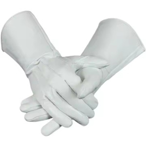 Gants de sécurité en cuir de mouton résistant à l'abrasion pour soudage TIG, protection contre la chaleur, les étincelles et les incendies, travaux de construction, protection personnelle - Product Image 1