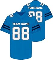 Jersey Tim Sepak Bola Amerika Berkualitas Tinggi, Cetak Sublimasi, Custom, Lengan Pendek, Anti-Bakteri, Bernapas, Cepat Kering