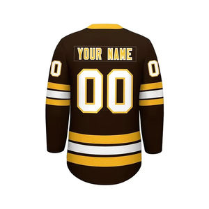 Uniforme de hockey sur glace sur mesure pour équipe, maillot de hockey professionnel imprimé 100% polyester, service OEM, vente en gros, design unique personnalisé - Product Image 5