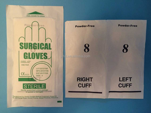 Gants d'examen médicaux stériles jetables CE ISO, de qualité chirurgicale, sans poudre, en latex, pour hôpital - Product Image 3