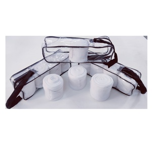 ม้าขั้วโลกขนแกะผ้าพันแผลสีขาวม้าโปโลห่อ - Product Image 4