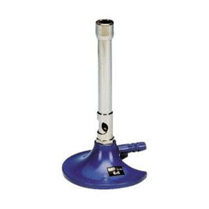 Quemador Bunsen Científico de Acero Inoxidable para Uso en Laboratorio, Compatible con Gas Natural y GLP, con Tubo Niquelado y Regulación - Product Image 4