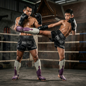 Protège-tibias de Muay Thai personnalisés, très demandés, pour le kickboxing, l'entraînement MMA, les arts martiaux et la boxe - Product Image 2