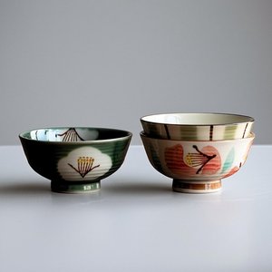 แก้วเซรามิกเคลือบลายรูปนกคู่รักสไตล์ต่างประเทศ วาดลายด้วยมือ สำหรับชาตุรกี กาแฟ และเอสเพรสโซ - Product Image 1