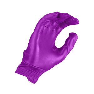 <b>Top</b> Quality Purple Batting Gloves With <b>Camo</b> Accents Hook And Loop Closure Durable Training Gear Unisex Adult Size - Product Image 2