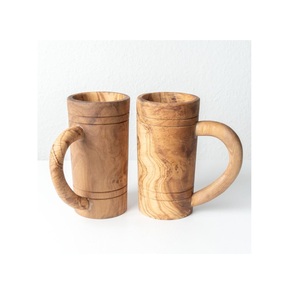 Wooden Mug Handmade Natural Wood Coffee <b>Cup</b> Eco Friendly <b>Reusable</b> Drinking Mug for Kitchen with Best Supply - Product Image 1