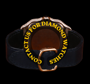 Montre Homme de Luxe avec Cadran Carré Moissanite Semi-Sertie, Chiffres Romains Noirs et Bracelet en Cuir Noir – Qualité Supérieure - Product Image 6