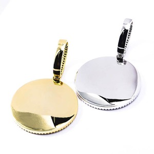 Collier pendentif visage souriant plaqué or Hip Hop, entièrement serti de diamants ronds, pour hommes et femmes, idéal pour fiançailles, mariage et fêtes - Product Image 4