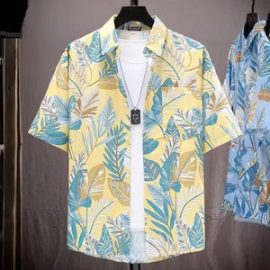Chemise décontractée unisexe à manches courtes de haute qualité, respirante, confortable, au design unique, anti-plis, tricotée - Product Image 4