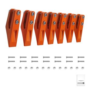 Set di 7 Denti per Benna Escavatore, Resistenti, Bullone 7.34, Bordo Benna 5/8, Compatibili con Escavatori da 8 Tonnellate, Codice 684447, per Scavo - Product Image 1
