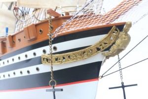 AMERIGO VESPUCCI - Modèle de voilier italien - Artisanat pour collection d'art ou cadeau d'affaires - Product Image 3