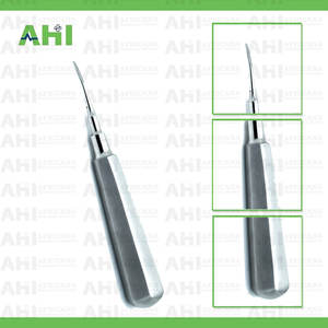 เครื่องมือถอนฟันสแตนเลส AHI ปลายโค้ง 2 มม. สีเงิน ผลิตในปากีสถาน ได้รับการรับรองมาตรฐาน CE - Product Image 3