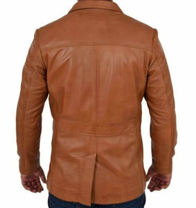 Veste en cuir pour homme, style streetwear haut de gamme, personnalisée, imperméable, coupe-vent, décontractée, chaude pour l'hiver, respirante, service OEM - Product Image 4
