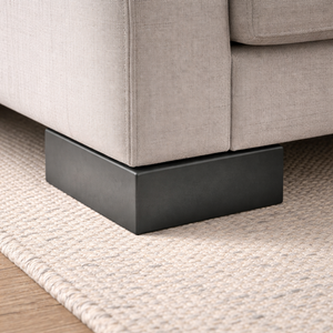 Modern Low Profile Solid Wood Furniture Feet Rectangular <b>Replacement</b> <b>Sofa</b> Base <b>Legs</b> for Couch Ottoman and Cabinet - Product Image 1