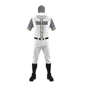 Uniforme de baseball personnalisé avec logo imprimé pour hommes, nouveau design, bonne qualité, couleur unie, service OEM - Product Image 2