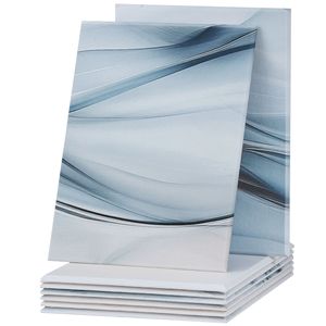 Set di 8 Pannelli Acustici Decorativi Autoadesivi 47,24 X 23,62 X 0,4 Pollici, Piastrelle Fonoassorbenti per l'Isolamento Acustico - Product Image 5