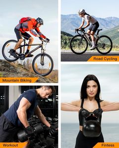 Gants d'entraînement unisexes ZERBJ respirants pour la musculation avec fermeture à enfiler pour la salle de sport et le cyclisme - Product Image 5