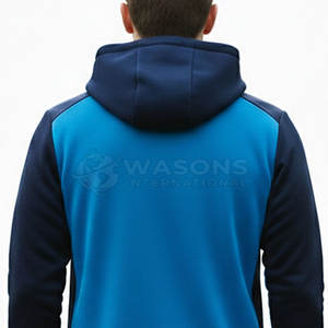 เสื้อแจ็คเก็ตวอร์มอัพสำหรับผู้ชายสำหรับการฝึกก่อนออกกำลังกายและหลังออกกำลังกาย เสื้อแจ็คเก็ตระบายอากาศสำหรับผู้ชายสำหรับการฝึกซ้อมที่เข้มข้น - Product Image 5