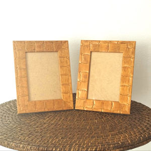 Modern Handmade Solid Wood Photo <b>Frame</b> Clean Tabletop Display for Home Office Living Room Contemporary Minimal Decor Style - Product Image 1