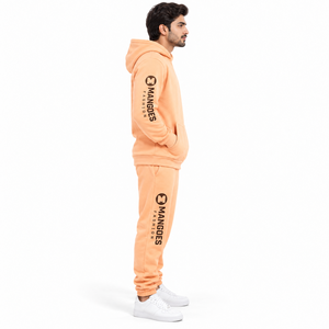 Conjunto Deportivo de Alta Calidad 100% Algodón Antibacterial y Transpirable, Sudadera con Capucha Extra Grande y Pantalones Deportivos, Moda Urbana de Invierno para Entrenamiento Físico - Product Image 2